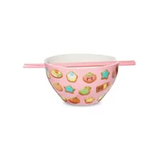 Kirby's Pupupu Sweet Shop Bowl with Chopsticks - 20 oz at Spencer's