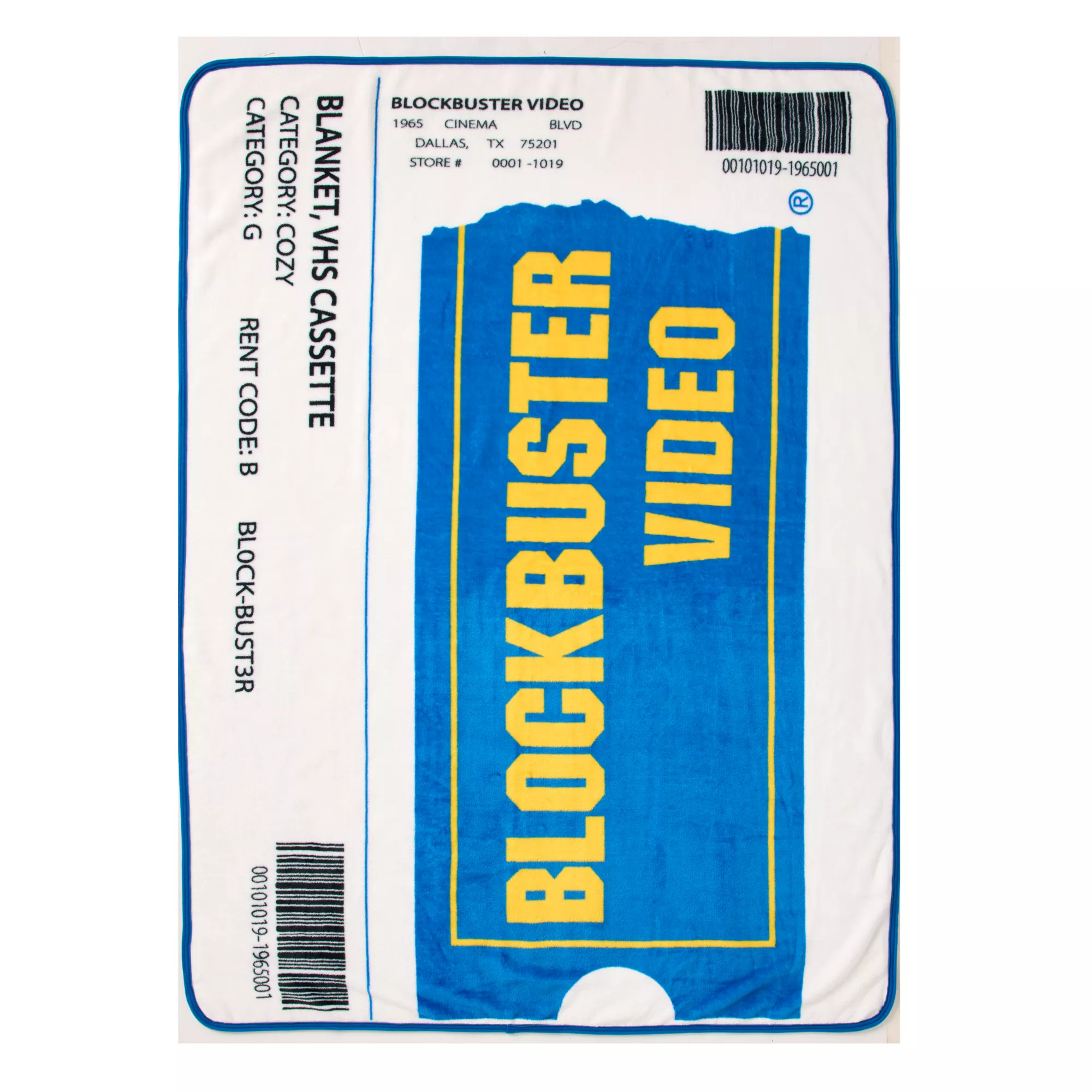 Blockbuster Video Case Fleece Blanket at Spencer's