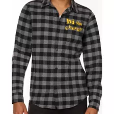 Grey and Black Chucky Flannel at Spirit Halloween