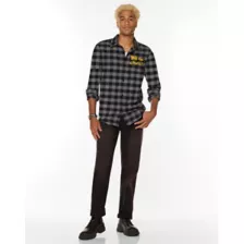 Grey and Black Chucky Flannel at Spirit Halloween