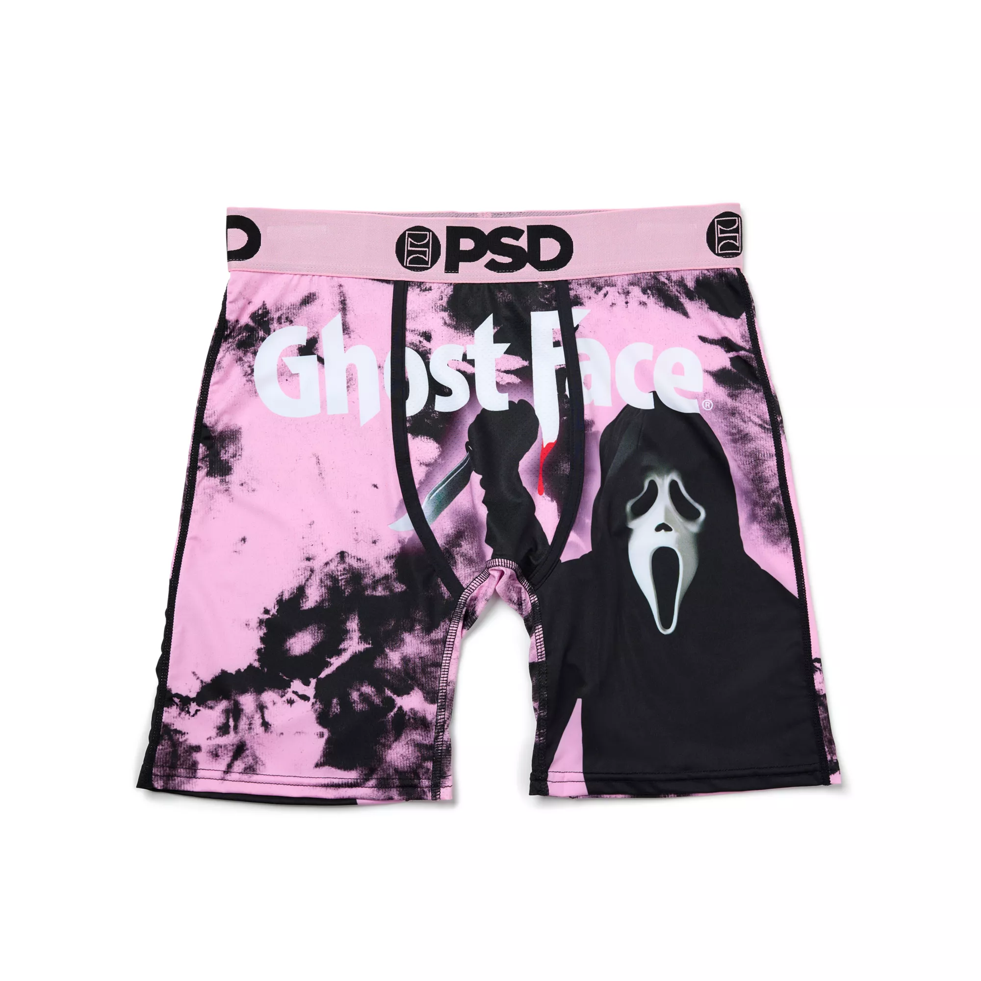 PSD Pink Ghost Face Boxers at Spencer's