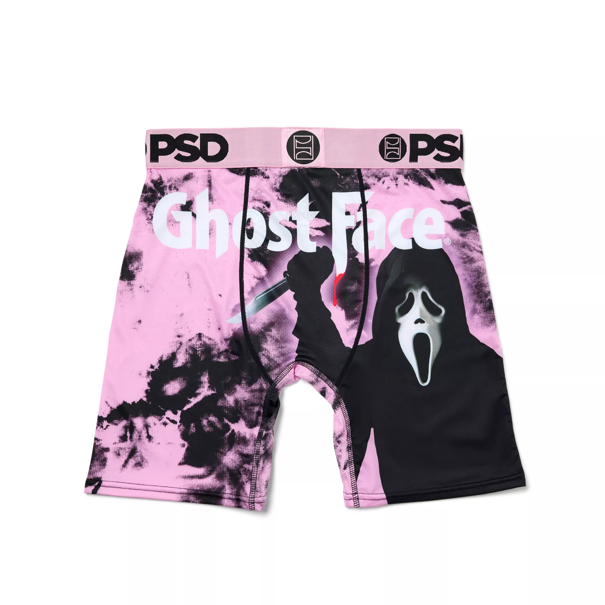 PSD Pink Ghost Face Boxers at Spencer's