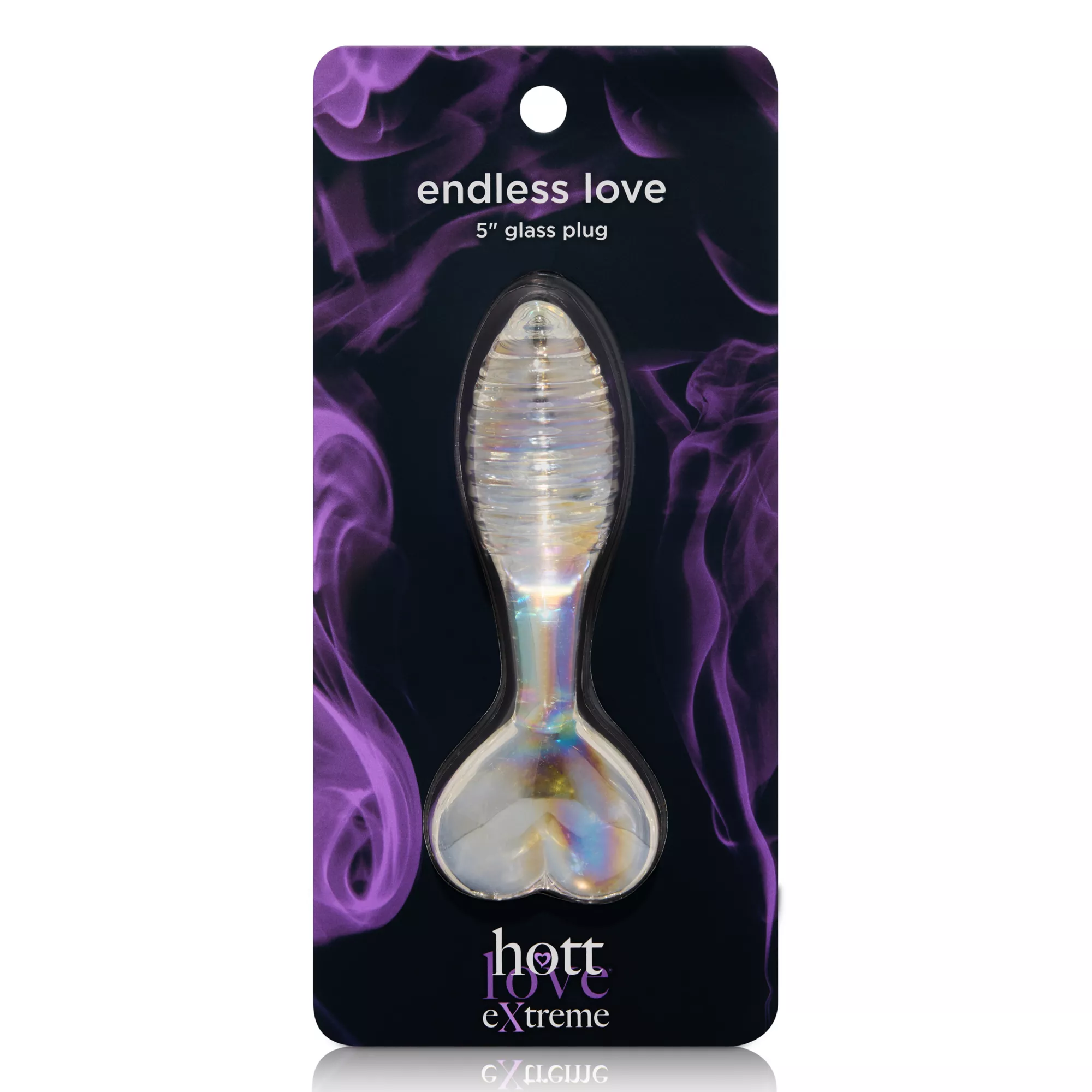 Endless Love Glass Butt Plug - Hott Love Extreme at Spencer's
