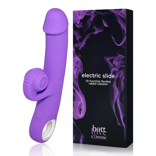 Electric Slide Rabbit Vibrator - Hott Love Extreme at Spencer's