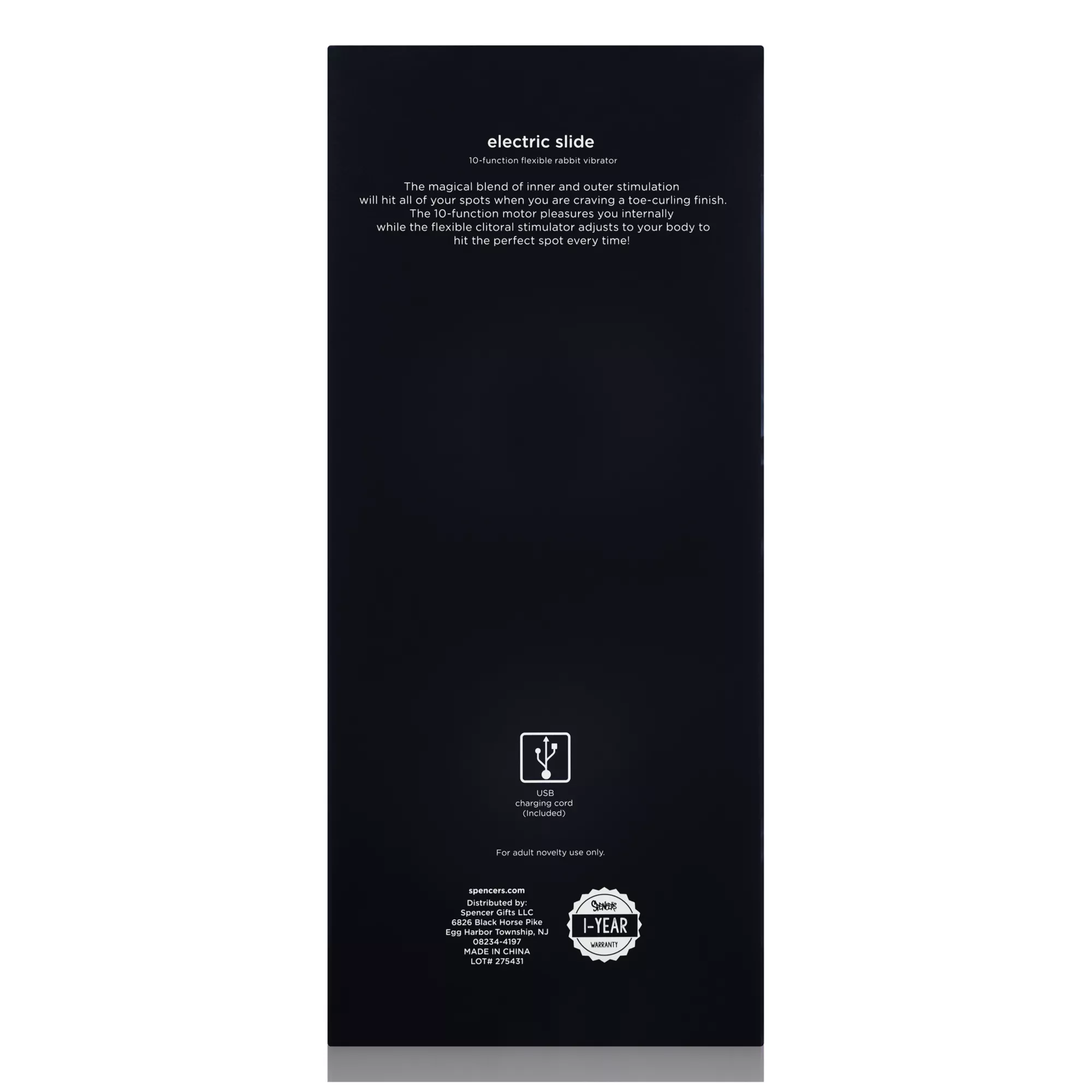 Electric Slide Rabbit Vibrator - Hott Love Extreme at Spencer's