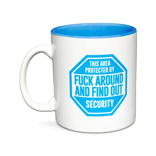 Fuck Around and Find Out Security Coffee Mug - 20 oz. at Spencer's