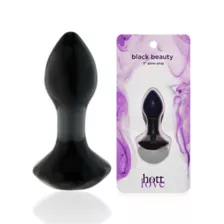 Black Beauty Glass Butt Plug - Hott Love at Spencer's
