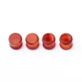 Multi-Pack Red Agate Stone Plugs - 2 Pair at Spencer's