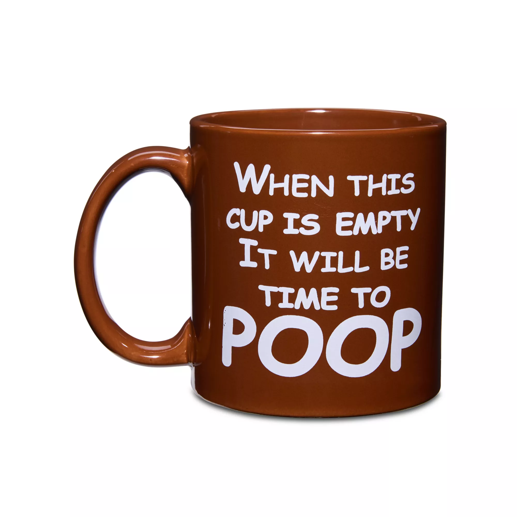 When This Cup Is Empty It Will Be Time to Poop Coffee Mug - 22 oz. at Spencer's