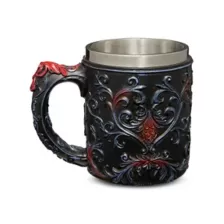 Skeleton Lovers Resin Coffee Mug - 14 oz. at Spencer's