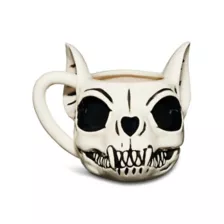 Cat Skull Molded Coffee Mug at Spencer's