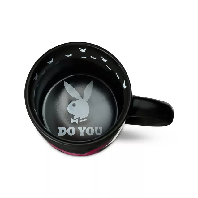 Black and Pink Playboy Bunny Coffee Mug - 20 oz. at Spencer's