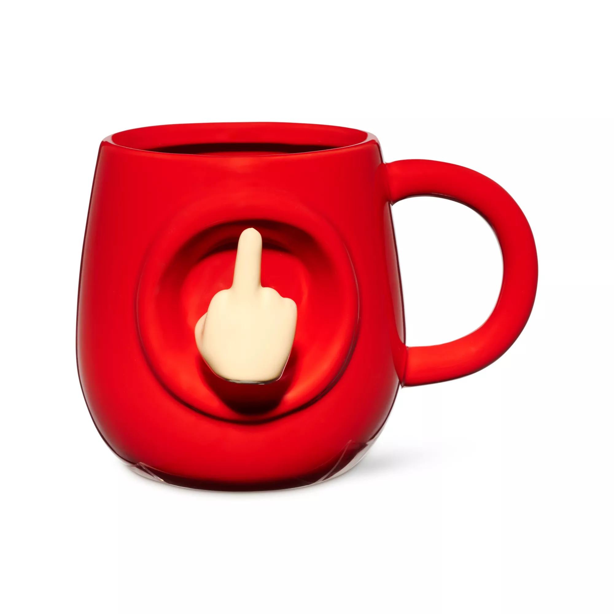 Middle Finger Bobble Coffee Mug - 18 oz. at Spencer's