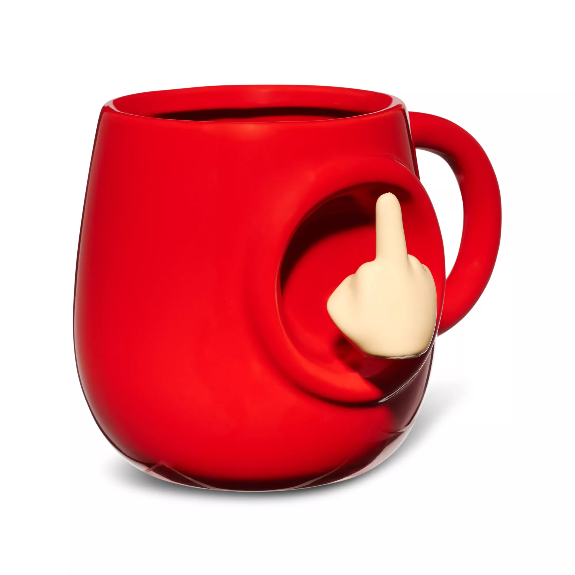 Middle Finger Bobble Coffee Mug - 18 oz. at Spencer's