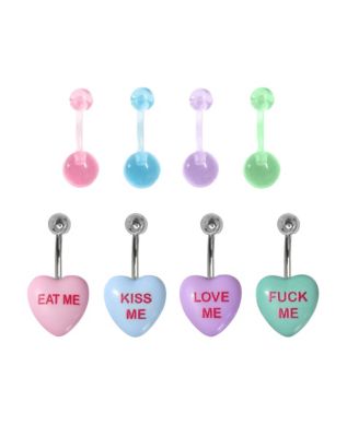 Belly Button Ring Packs Sets Spencer s