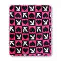 Playboy Bunny Pink Heart Reversible Fleece Blanket at Spencer's