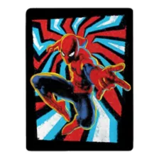 Psychedelic Spider-Man Fleece Blanket at Spencer's