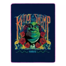 King of the Swamp Fleece Blanket - Shrek at Spencer's