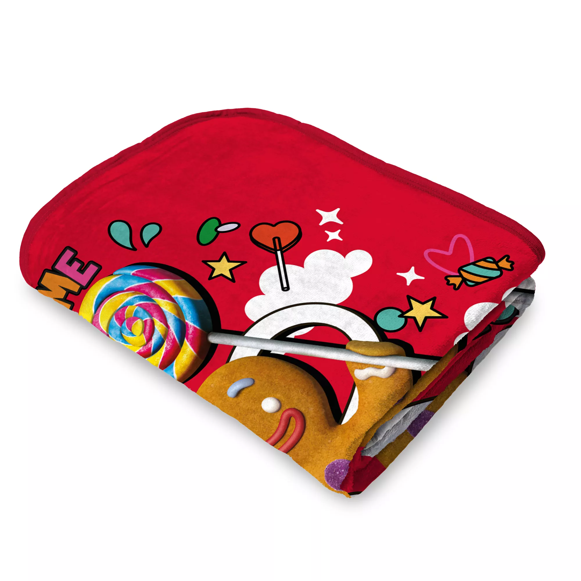 Shrek Eat Me Gumdrops Fleece Blanket at Spencer's