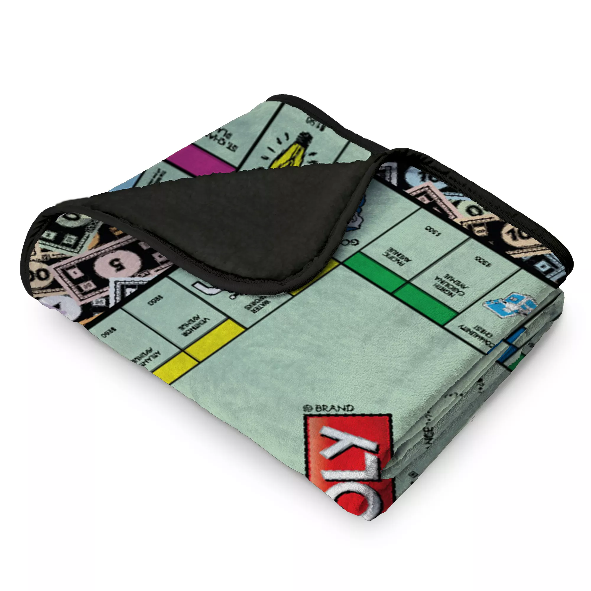 Monopoly Board Fleece Blanket at Spencer's