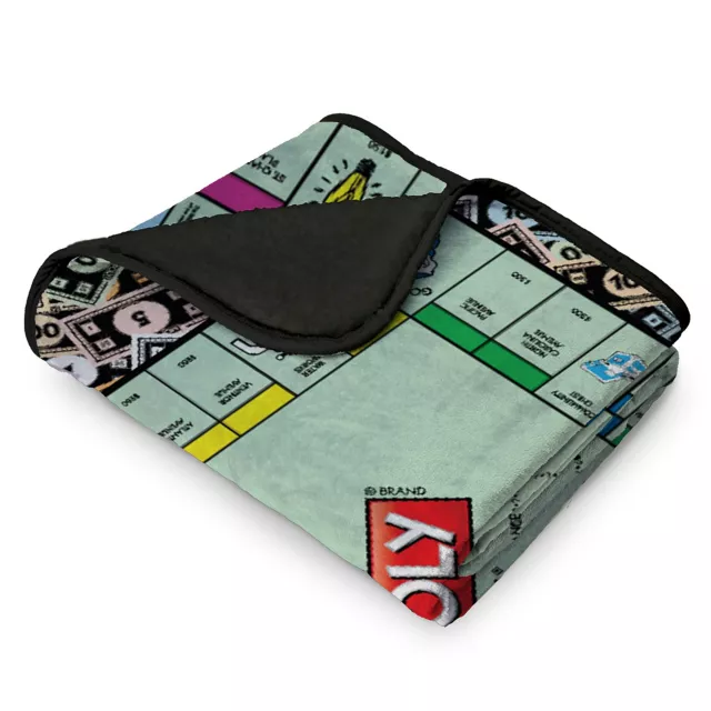Monopoly Board Fleece Blanket at Spencer's