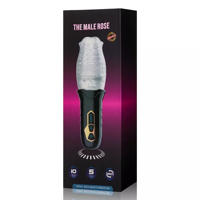 The Male Rose Oral Sex Stroker at Spencer's