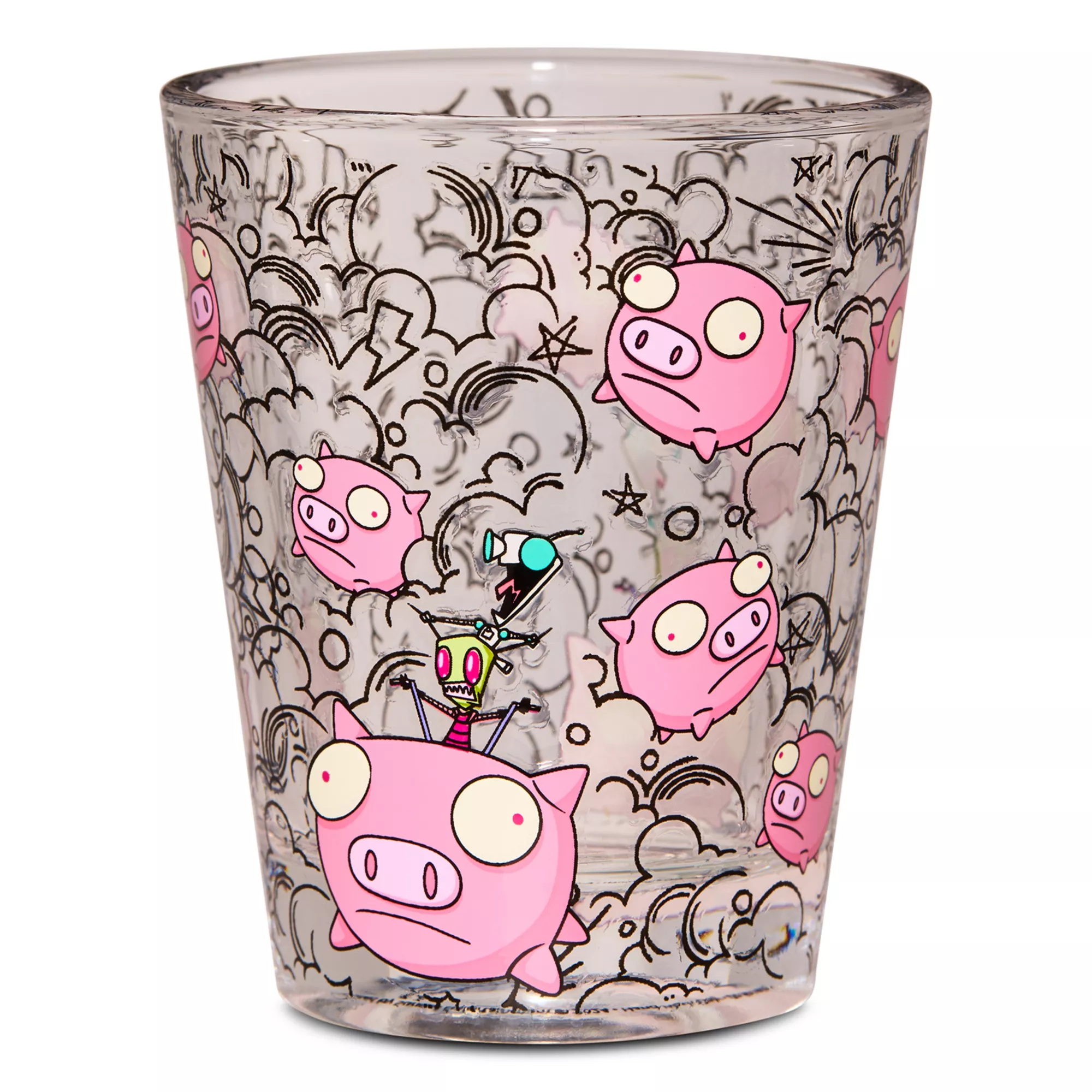 Invader Zim Pig Print Shot Glass - 2 oz. at Spencer's
