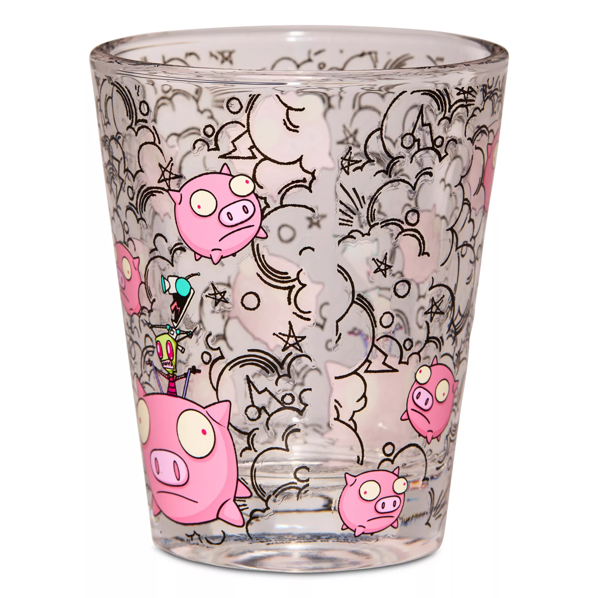 Invader Zim Pig Print Shot Glass - 2 oz. at Spencer's