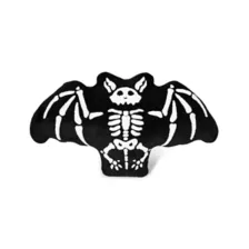 Skeleton Bat Pillow at Spencer's