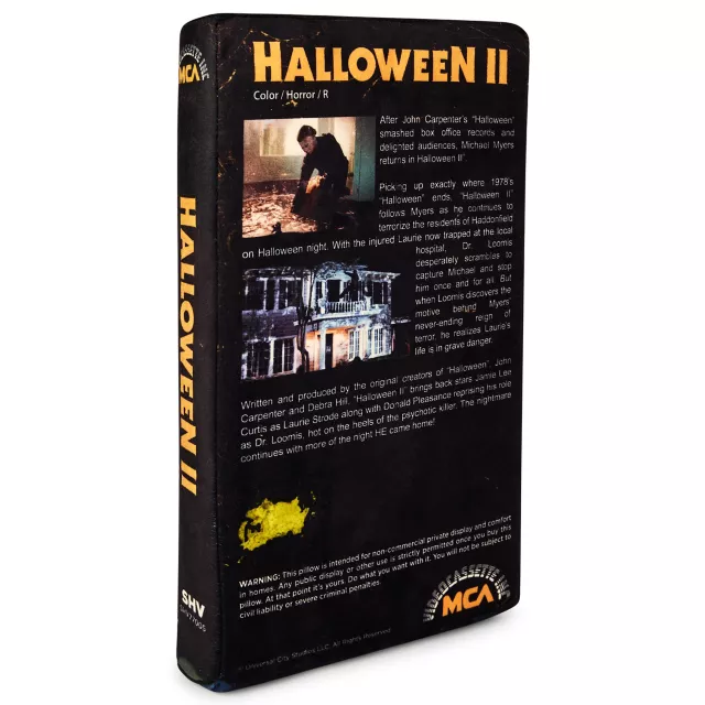 Halloween II VHS Plush Pillow at Spencer's