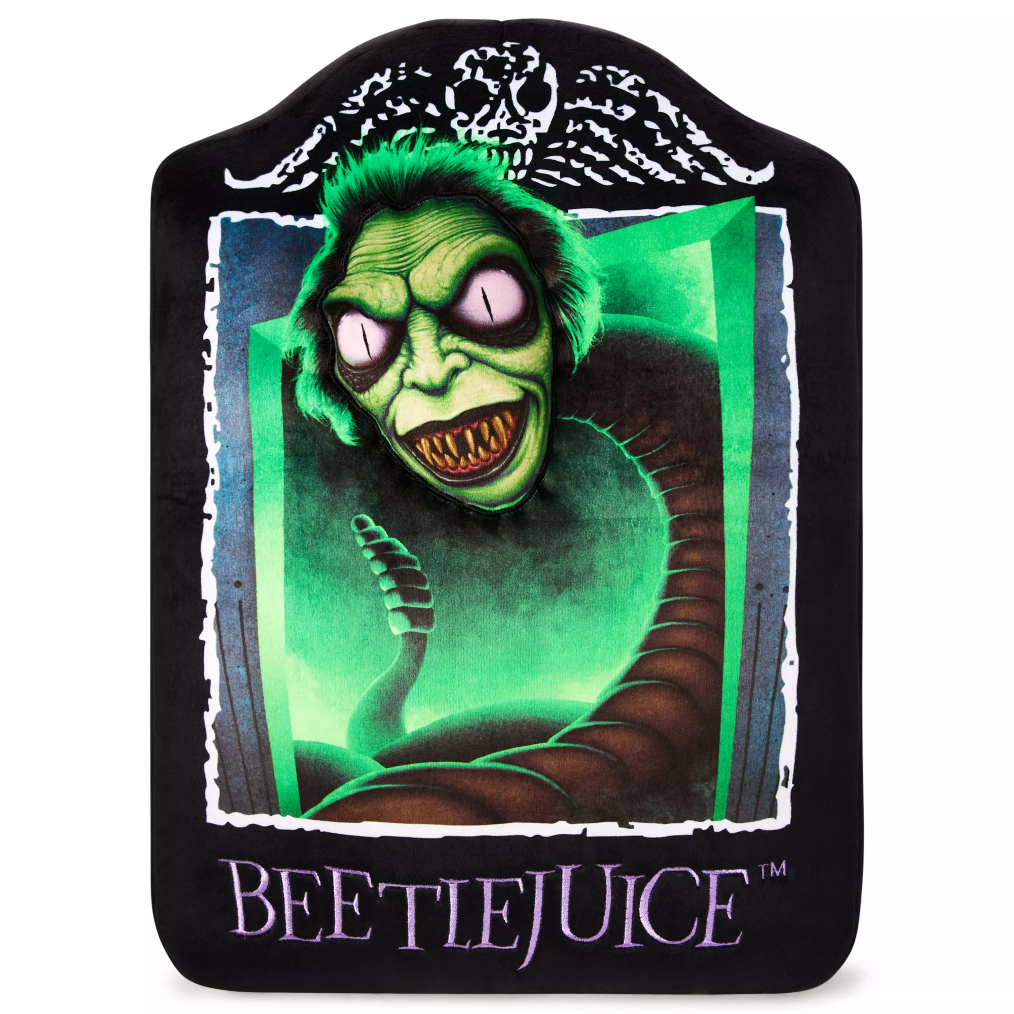 Beetlejuice Tombstone Pillow at Spencer's