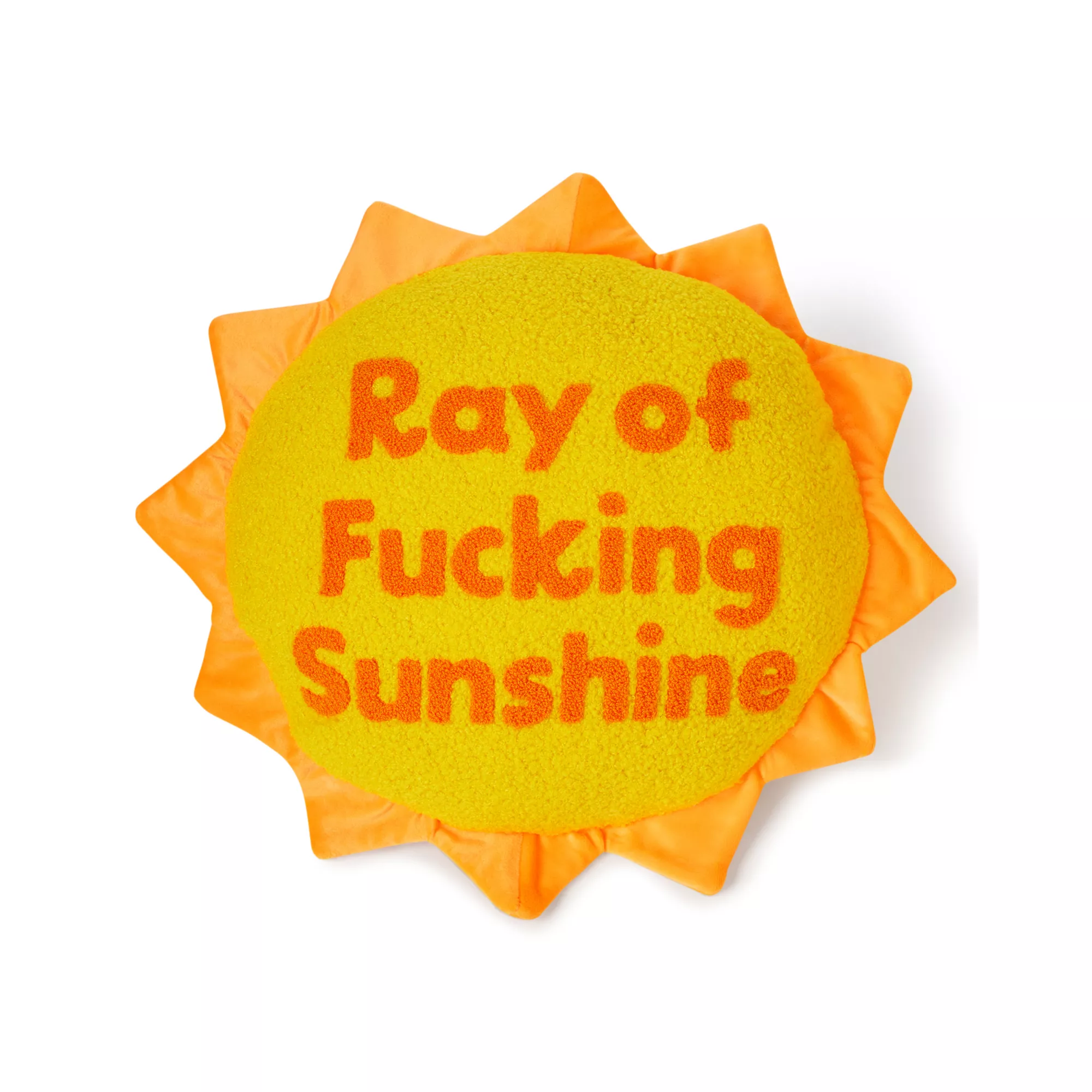 Ray of Fucking Sunshine Pillow at Spencer's