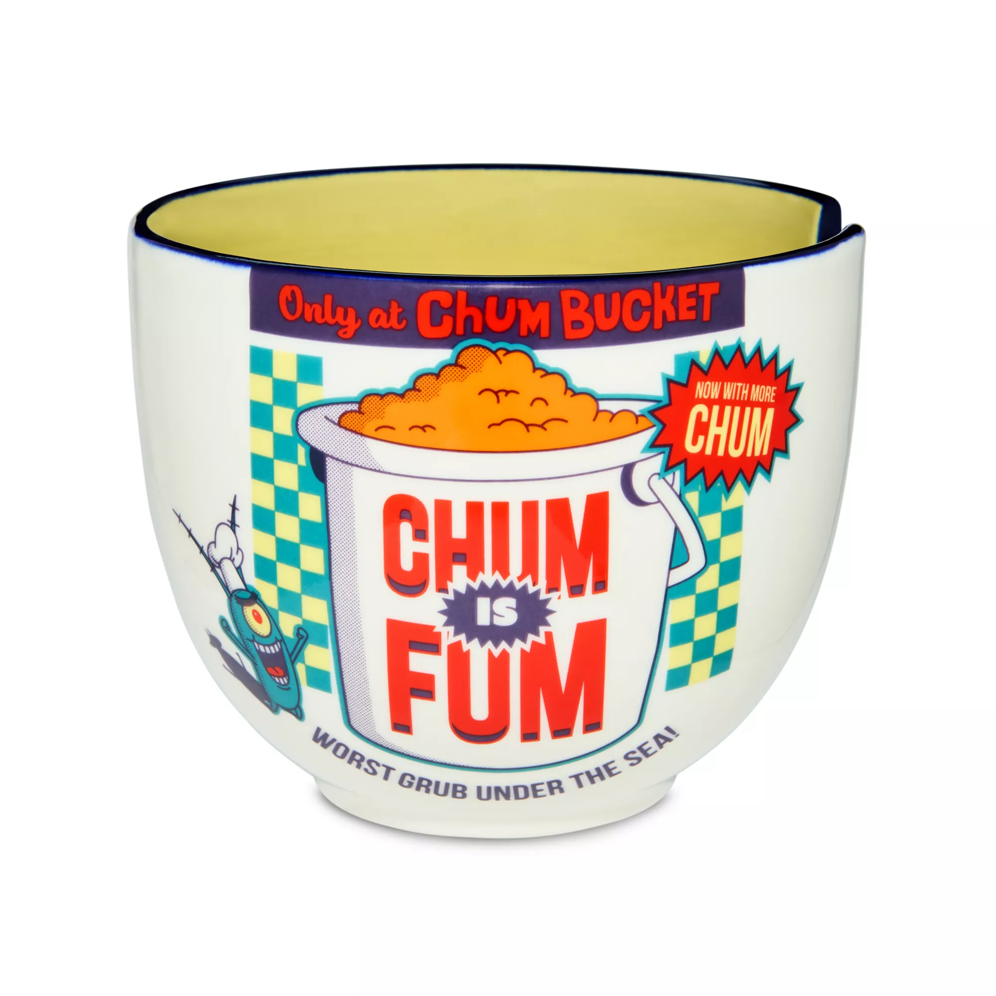 SpongeBob SquarePants Chum is Fum Bowl with Chopsticks at Spencer's