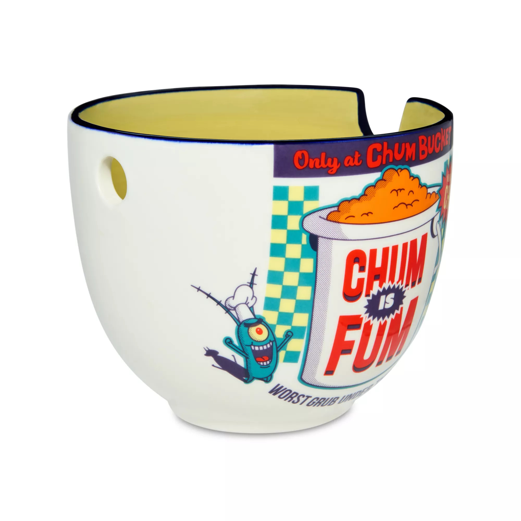 SpongeBob SquarePants Chum is Fum Bowl with Chopsticks at Spencer's