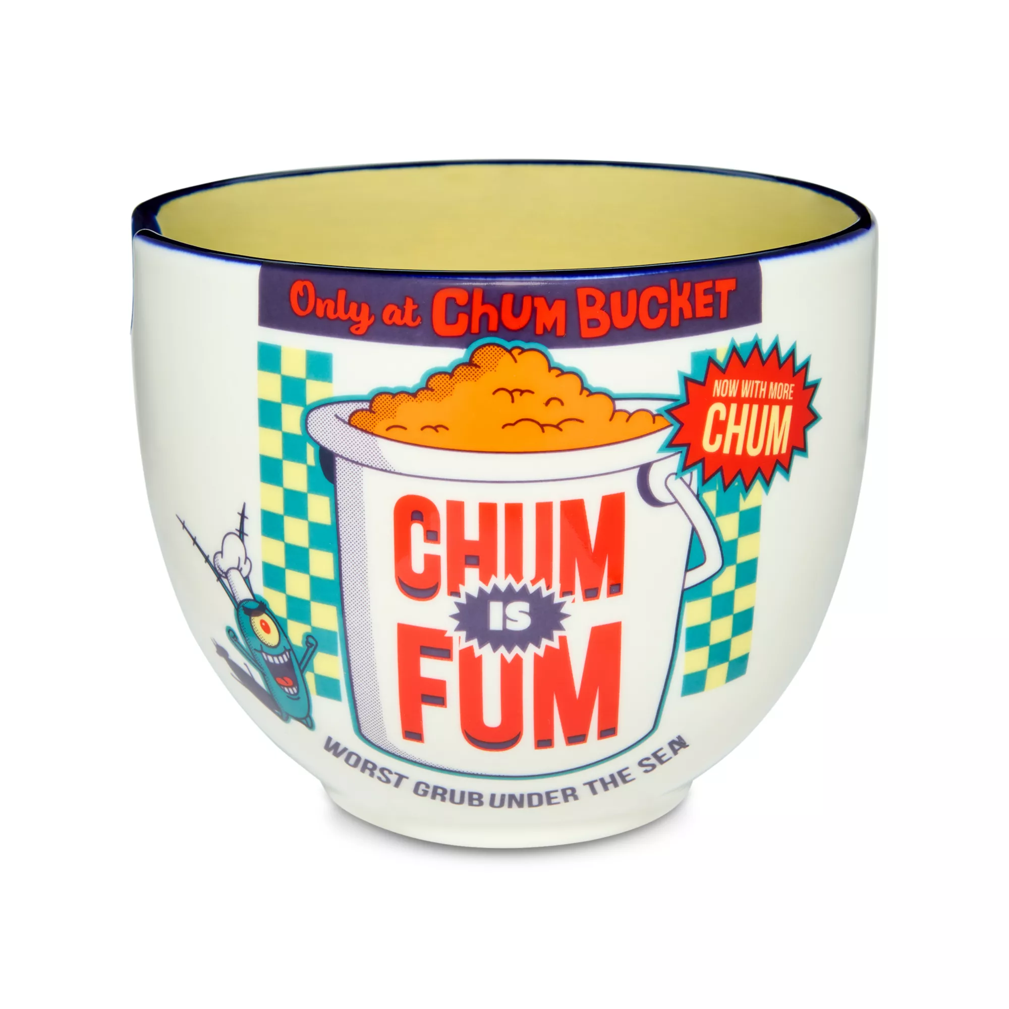 SpongeBob SquarePants Chum is Fum Bowl with Chopsticks at Spencer's