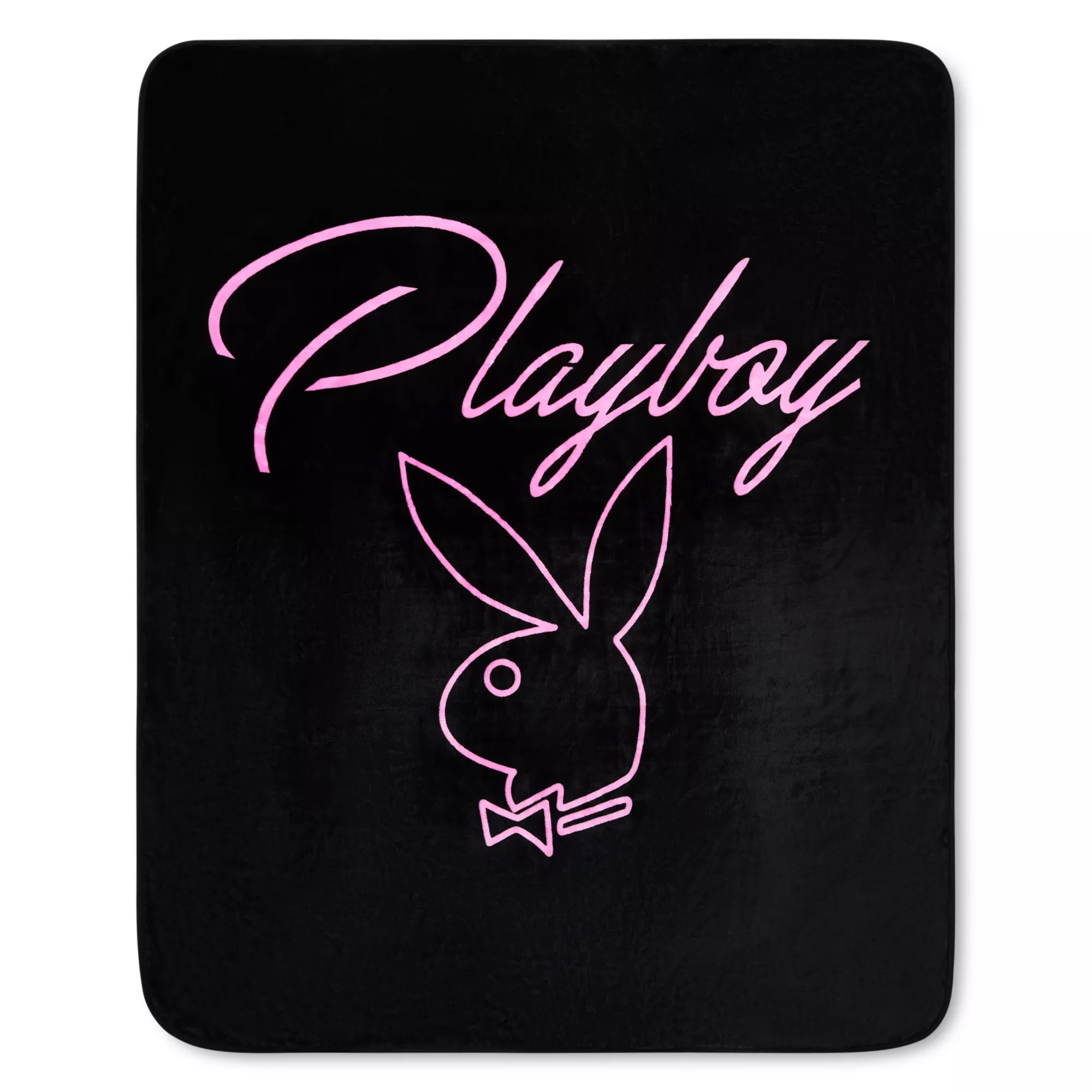 Playboy Bunny Logo Reversible Fleece Blanket