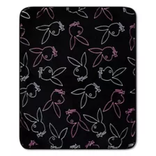 Playboy Bunny Logo Reversible Fleece Blanket at Spencer's