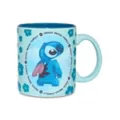 Lilo & Stitch Blue Floral Glitter Coffee Mug - 20 oz. at Spencer's