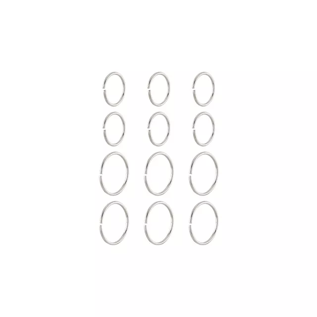 Multi-Pack Titanium 8-9mm Nose Hoop Rings 12 Pack - 20 Gauge at Spencer's