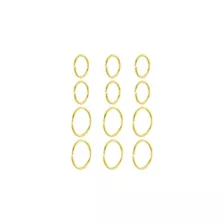 Multi-Pack Goldtone Seamless Hoop Nose Rings 12 Pack - 20 Gauge at Spencer's