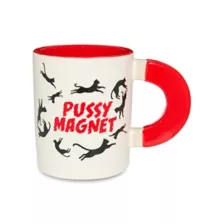 Pussy Magnet Cat Coffee Mug - 18 oz. at Spencer's