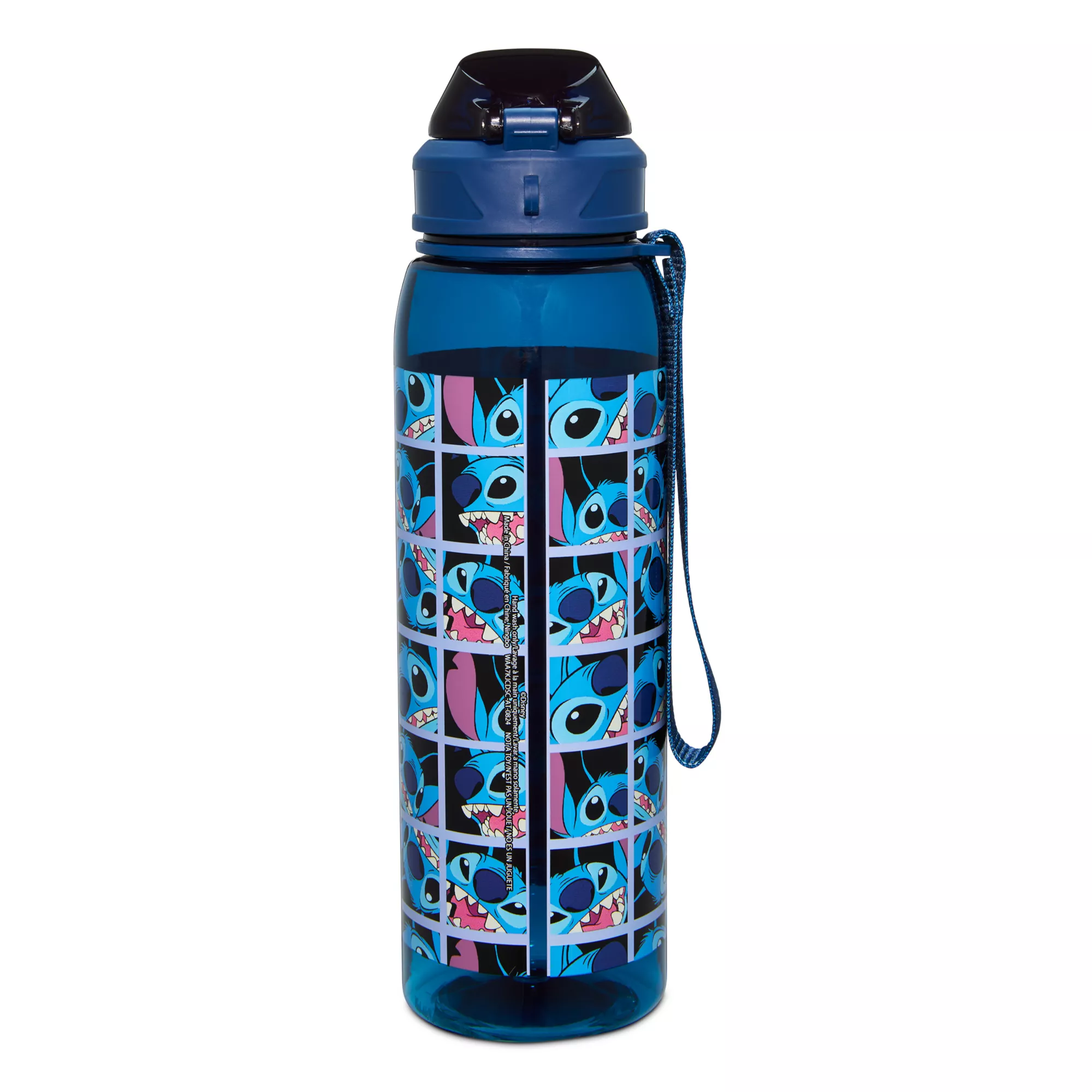 Stitch Flip Top Water Bottle with Removeable Handle 32 oz. - Lilo & Stitch at Spencer's