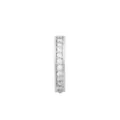 CZ Silver-Plated Titanium Hinged Bar Belly Ring - 14 Gauge at Spencer's