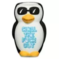 Chill the Fuck Out Molded Penguin Shot Glass - 2.5 oz. at Spencer's