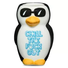 Chill the Fuck Out Molded Penguin Shot Glass - 2.5 oz. at Spencer's