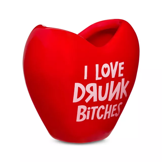 I Love Drunk Bitches Molded Heart Shot Glass - 2 oz. at Spencer's