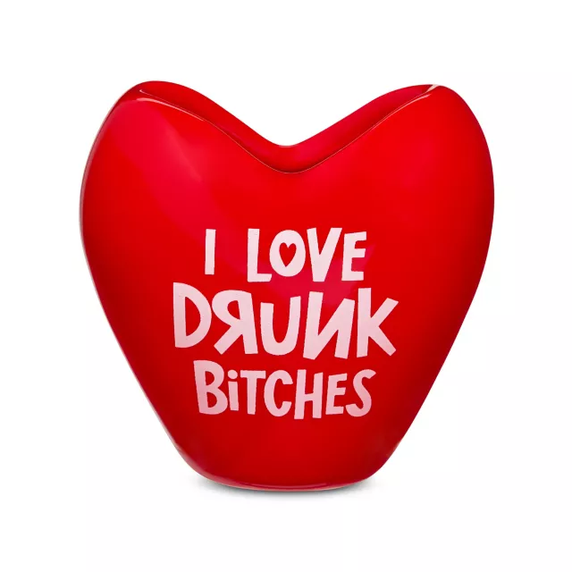 I Love Drunk Bitches Molded Heart Shot Glass - 2 oz. at Spencer's