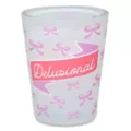Delusional Bow Shot Glass - 1.5 oz. at Spencer's