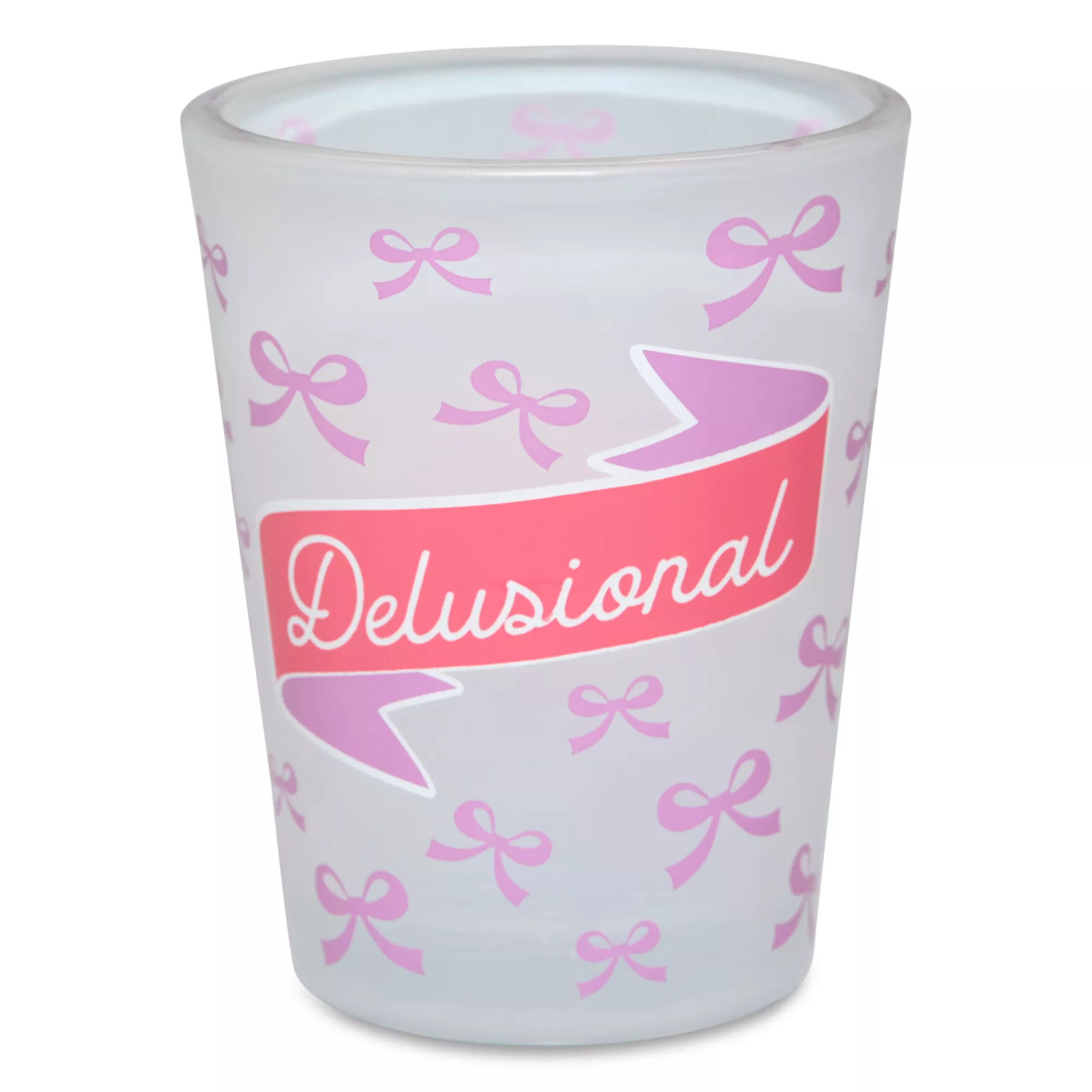 Delusional Bow Shot Glass - 1.5 oz. at Spencer's