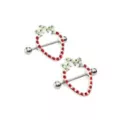 Strawberry Nipple Shields - 14 Gauge at Spencer's